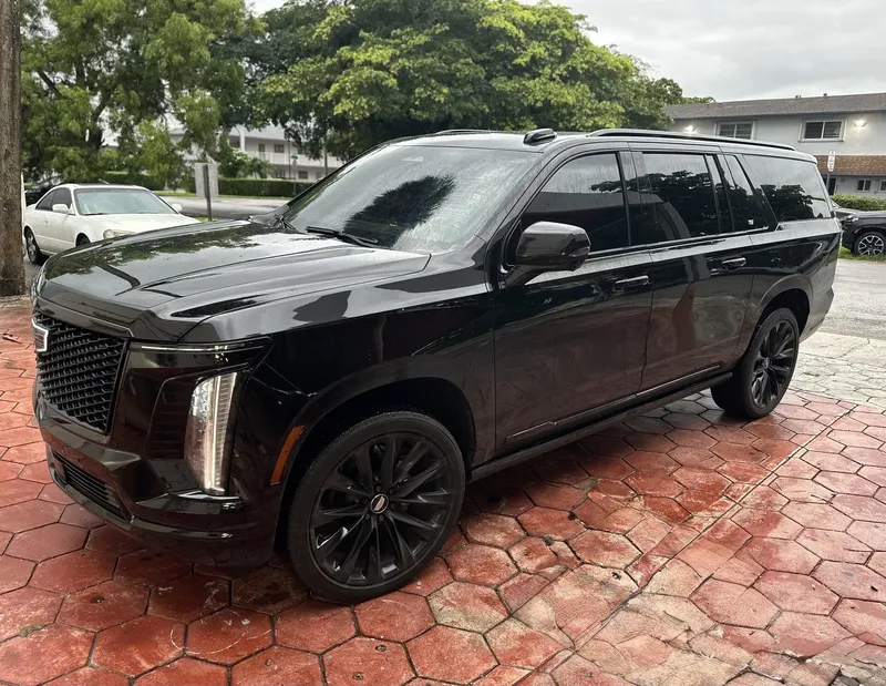 Escalade with professional window tint